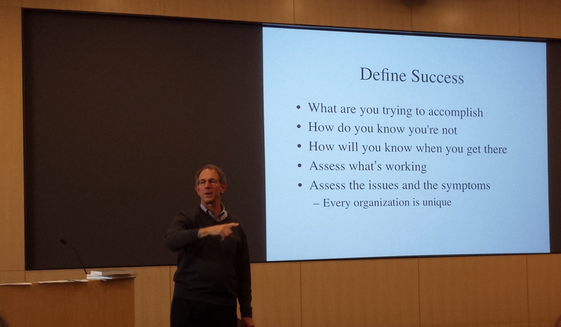 Co-author Ron Lichty presenting to ACM in Palo Alto, June 2015.